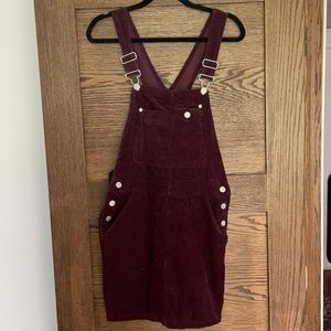 Corduroy Overall Dress